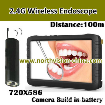 5.0inch Wireless Camera Endoscope DVR, with 0.01lux Wireless Camera, Distance 100m, Build in Battery, with Nightvision (TE-810H)